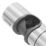 Swirl  Riser Rail Slider Chrome 122mm