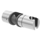 Swirl  Riser Rail Slider Chrome 122mm