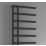 Reina 998mm x 500mm 1455BTU Black Flat Designer Towel Radiator