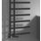 Reina 998mm x 500mm 1455BTU Black Flat Designer Towel Radiator