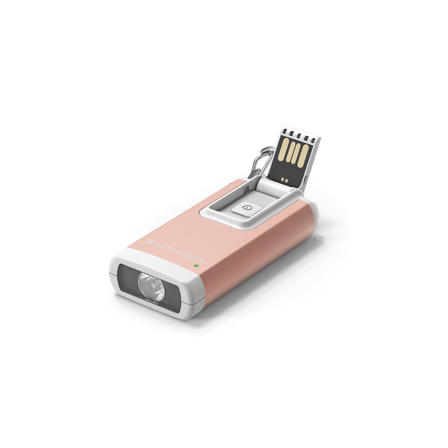 LEDlenser K6R Rechargeable LED Keyring Torch Rose Gold 400lm (196RA)
