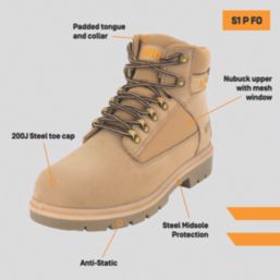 Site Quartz Size 8  Stone  Steel Toe Cap Safety Boots