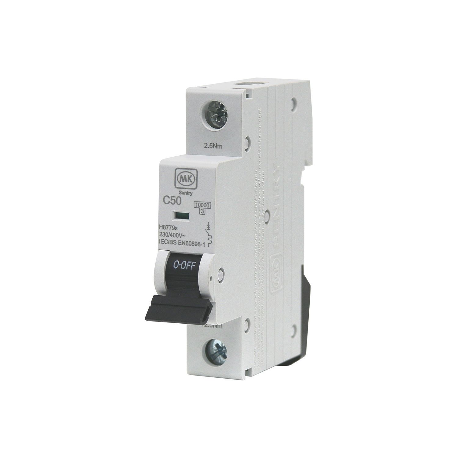 MK Sentry 50A SP C Curve 3-Phase MCB (196YW)