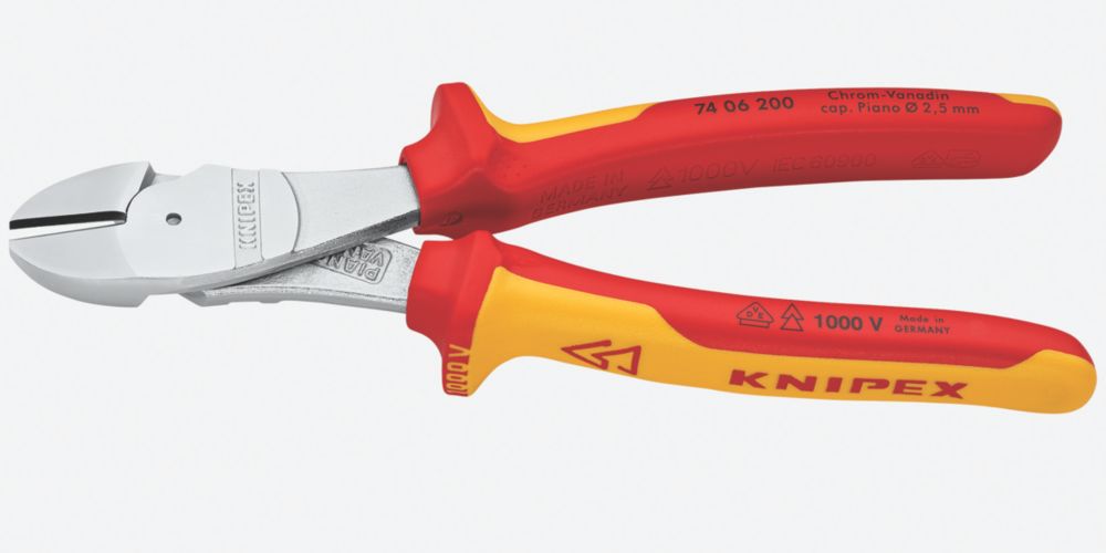 06 73 KNIPEX 鋏 160 Lever High Cutter Diagonal Compact VDE X-Cut その他