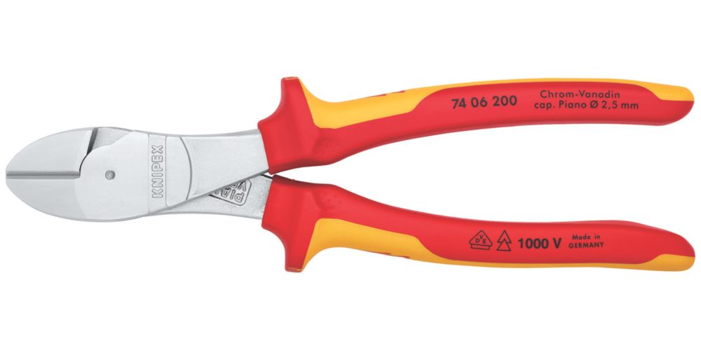 Knipex 80272 200mm High Leverage Diagonal Side Cutter