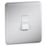 Knightsbridge  10AX 1-Gang 2-Way Retractive Switch White