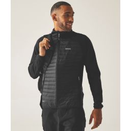 Regatta Clumber Hybrid  Jacket Black 2X Large 52.7" Chest