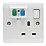 Crabtree Instinct 13A 1-Gang DP Switched Passive RCD Socket White