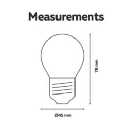 Calex  E27 Mini Globe LED Smart Light Bulb 4.9W 470lm