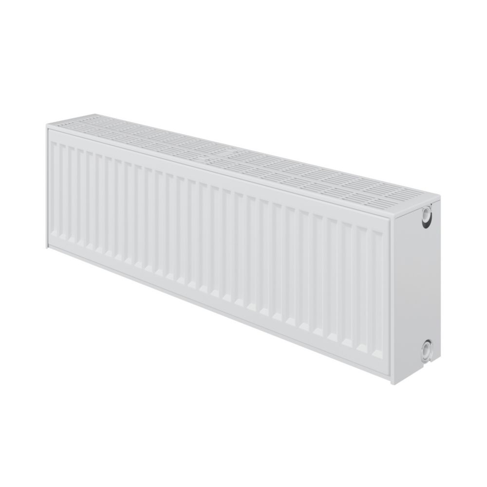 Stelrad 300mm x 1000mm 4603BTU Traffic White Type 33 Convector Radiator ...