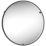 Sensio Aspect Round Bathroom Mirror Matt Black With 2240lm LED Light 600mm x 600mm