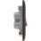 British General Nexus Metal 45A 2-Gang DP Cooker Switch Matt Black with LED