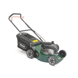 Webb WER18HP4 46cm 125cc Hand-Propelled Rotary Petrol Lawn Mower