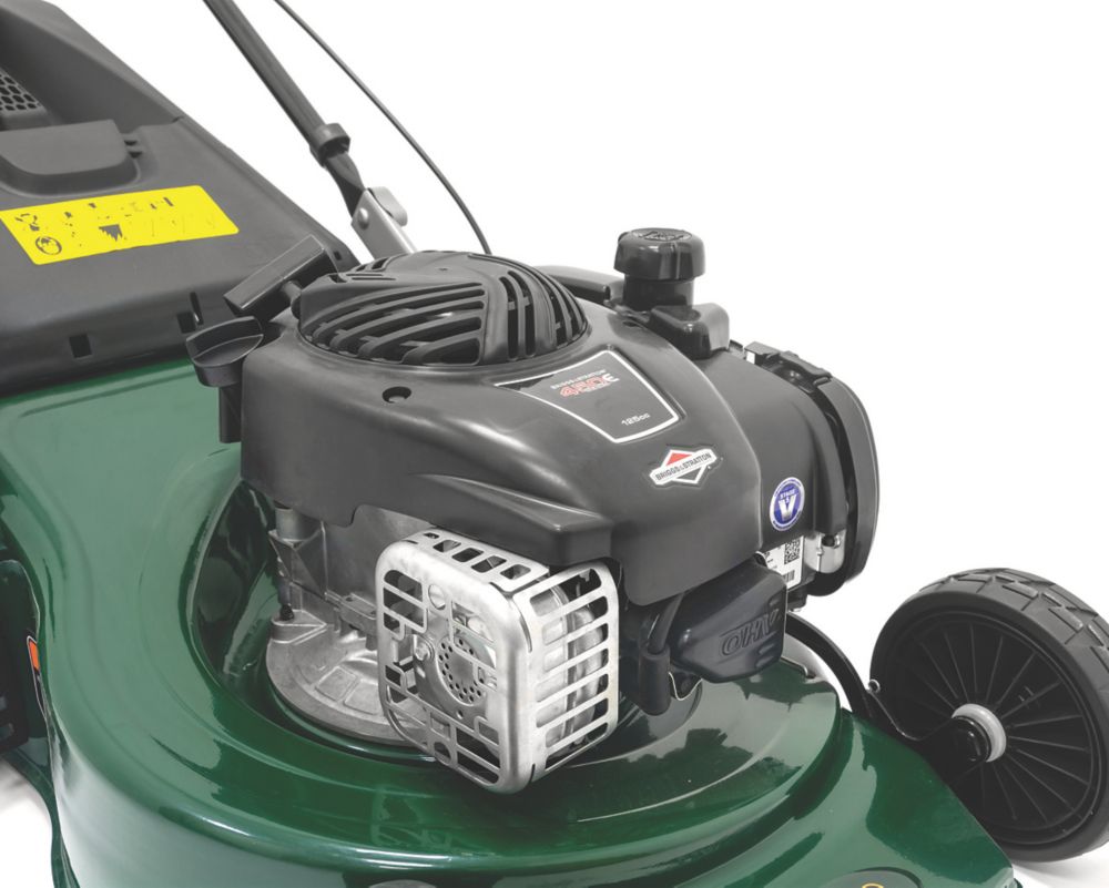 Webb WER18HP4 46cm 125cc Hand-Propelled Rotary Petrol Lawn - Main Image