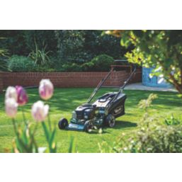 Webb WER18HP4 46cm 125cc Hand-Propelled Rotary Petrol Lawn Mower