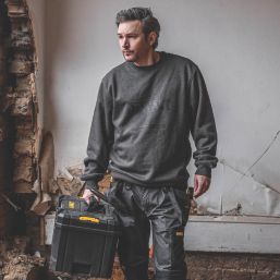 DEWALT Delaware Sweatshirt Grey Marl Medium 38-40" Chest