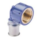 Wavin Tigris  Multi-Layer Composite Press-Fit Adapting 90° BSP Female Elbows 0.75" x 20mm 10 Pack