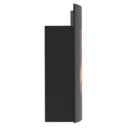 Be Modern Quattro Black Remote Control Wall-Mounted Electric Fire 640mm x 500mm