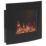 Be Modern Quattro Black Remote Control Wall-Mounted Electric Fire 640mm x 500mm