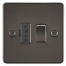 Knightsbridge  13A Switched Fused Spur  Gunmetal