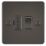 Knightsbridge  13A Switched Fused Spur  Gunmetal