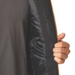 Regatta Navigate 100% Waterproof Jacket Black/Orange Pop 2X Large Size 47" Chest