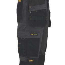 DEWALT Albany Work Trousers Black 34" W 31" L