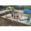 Forest Low Sleeper Garden Table 1225mm x 600mm x 445mm