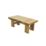 Forest Low Sleeper Garden Table 1225mm x 600mm x 445mm