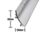 Stormguard Rain Deflector Polished Aluminium 0.84m