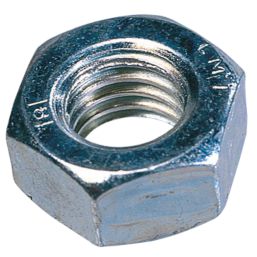 Easyfix BZP Steel Hex Nuts M10 100 Pack