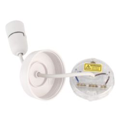 Hager 624SEL212SC6 6" Pendant Set (Short Skirt & Safety Cover) B22 White 75"