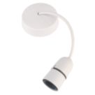 Hager 624SEL212SC6 6" Pendant Set (Short Skirt & Safety Cover) B22 White 75"