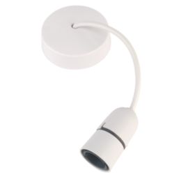 Hager 624SEL212SC6 6" Pendant Set (Short Skirt & Safety Cover) B22 White 75"