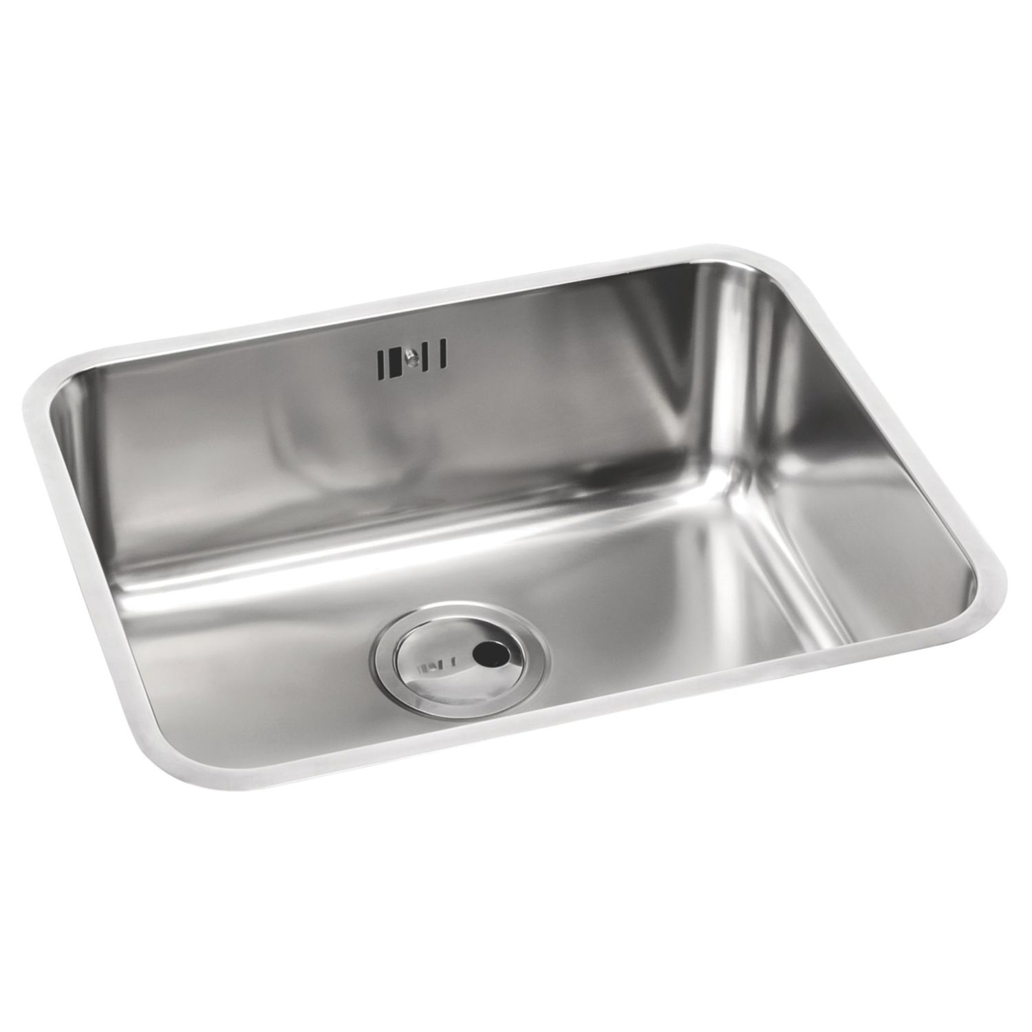Abode Matrix R50 1 Bowl Brushed Stainless Steel Sink 535mm x 435mm (198CV)