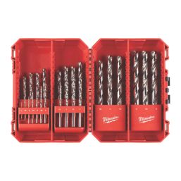 Milwaukee HSS-G Thunderweb Straight Shank Metal Drill Bit Set 25 Pieces