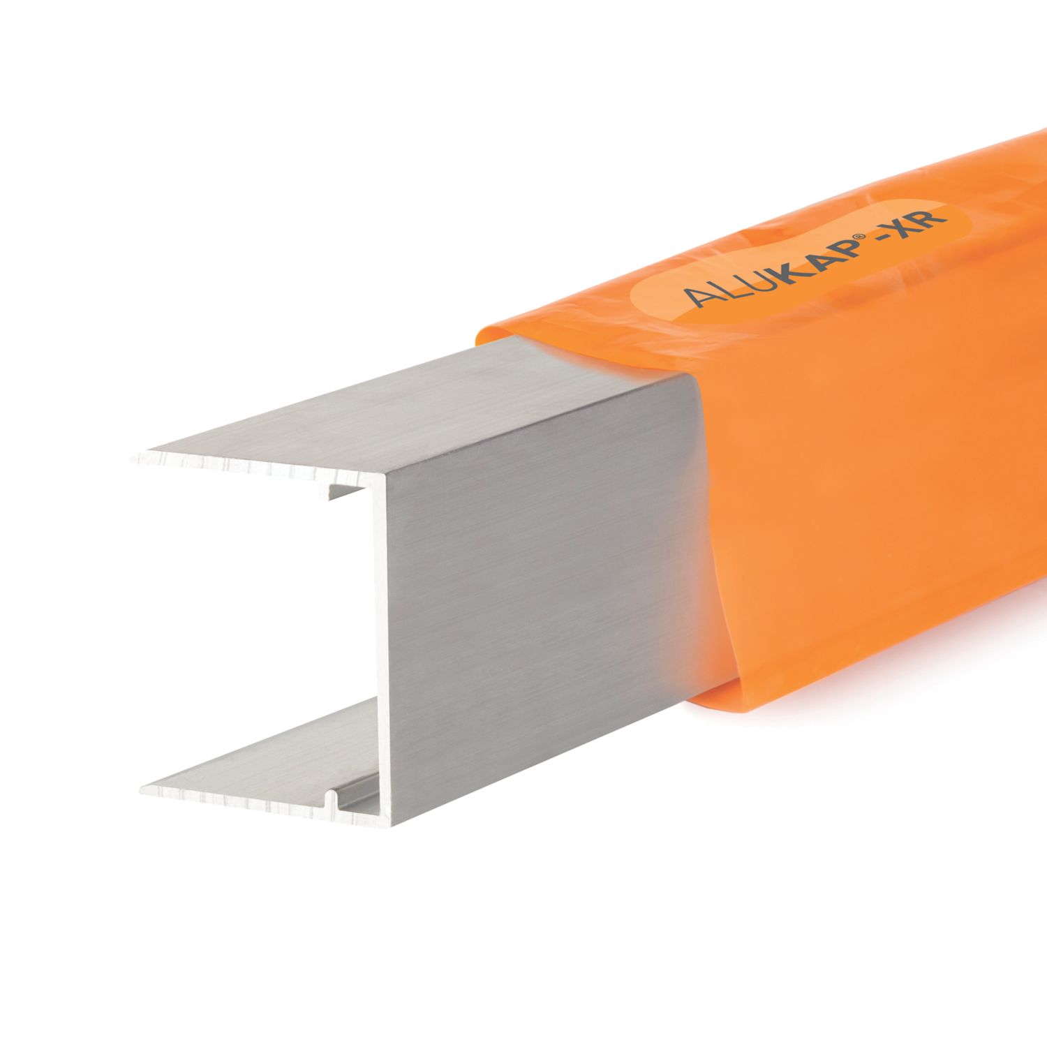 ALUKAP-XR Silver 32mm C-Section Glazing Bar 4000mm x 30mm (198FH)