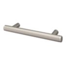 Smith & Locke Damgan T Bar Cabinet Handle Satin Nickel 136mm