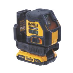 DeWalt DCLE34021D1-GB 18V 1 x 2Ah Li-Ion XR Green Self-Levelling Cross-Line Laser Level