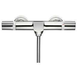 Hansgrohe Versostat Chrome 38mm Wall Mounted Dual Control Thermostatic Shower Mixer Tap
