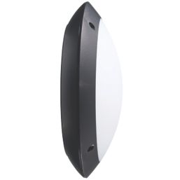 Sylvania Start Surface Indoor & Outdoor Dome LED Bulkhead Black 12W 960lm
