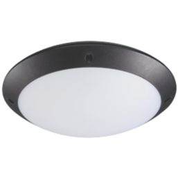 Sylvania Start Surface Indoor & Outdoor Dome LED Bulkhead Black 12W 960lm