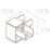 Lexco 1-Circuit Pendant Light Corner Connector White