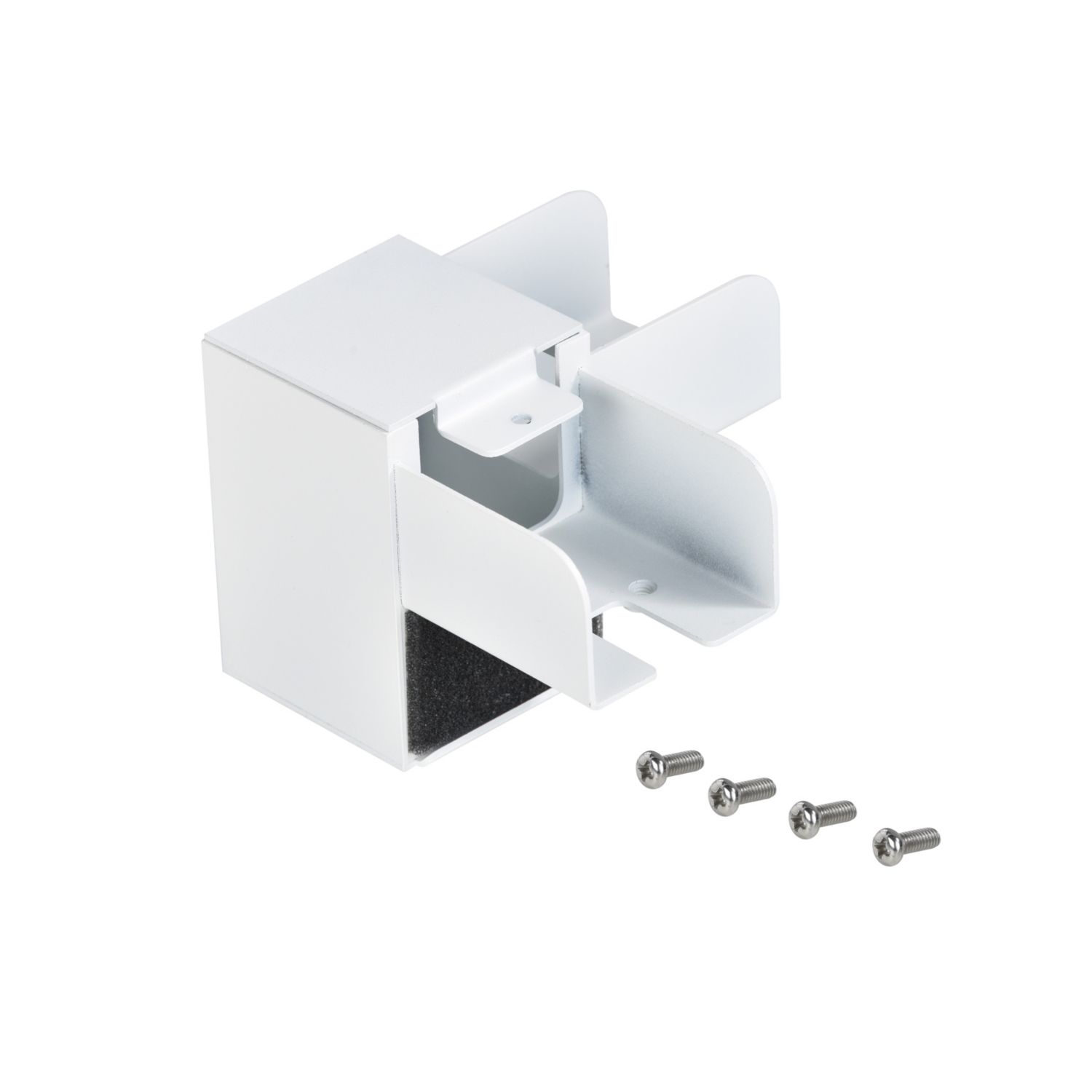 Lexco 1-Circuit Pendant Light Corner Connector White (198RE)