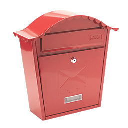 Burg-Wachter Classic Post Box Red Powder-Coated