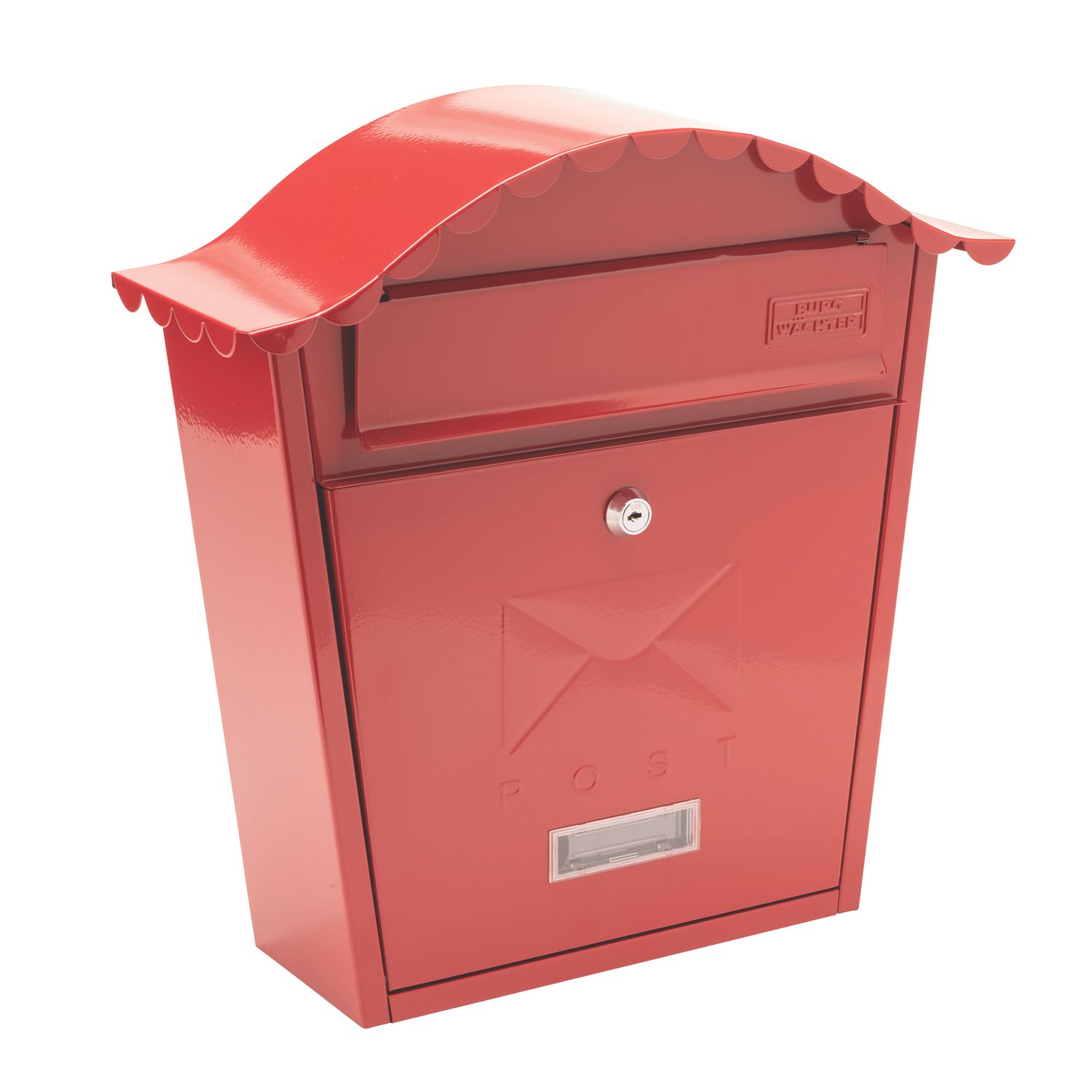 Burg-Wachter Classic Post Box Red Powder-Coated (198TY)