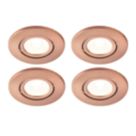Spa Como Adjustable  Fire Rated LED Downlights Copper 5W 500lm 4 Pack