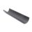 FloPlast MiniFlo uPVC Half Round Gutters Anthracite Grey 76mm x 2m 6 Pack