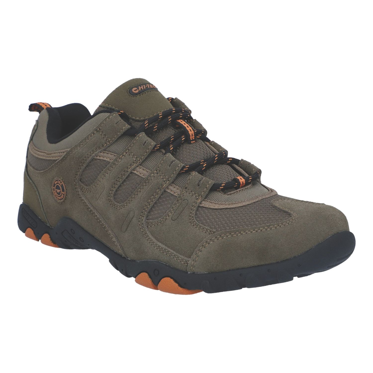 Hi-Tec Quadra II Size 9 Taupe Non Safety Trainers (198YG)