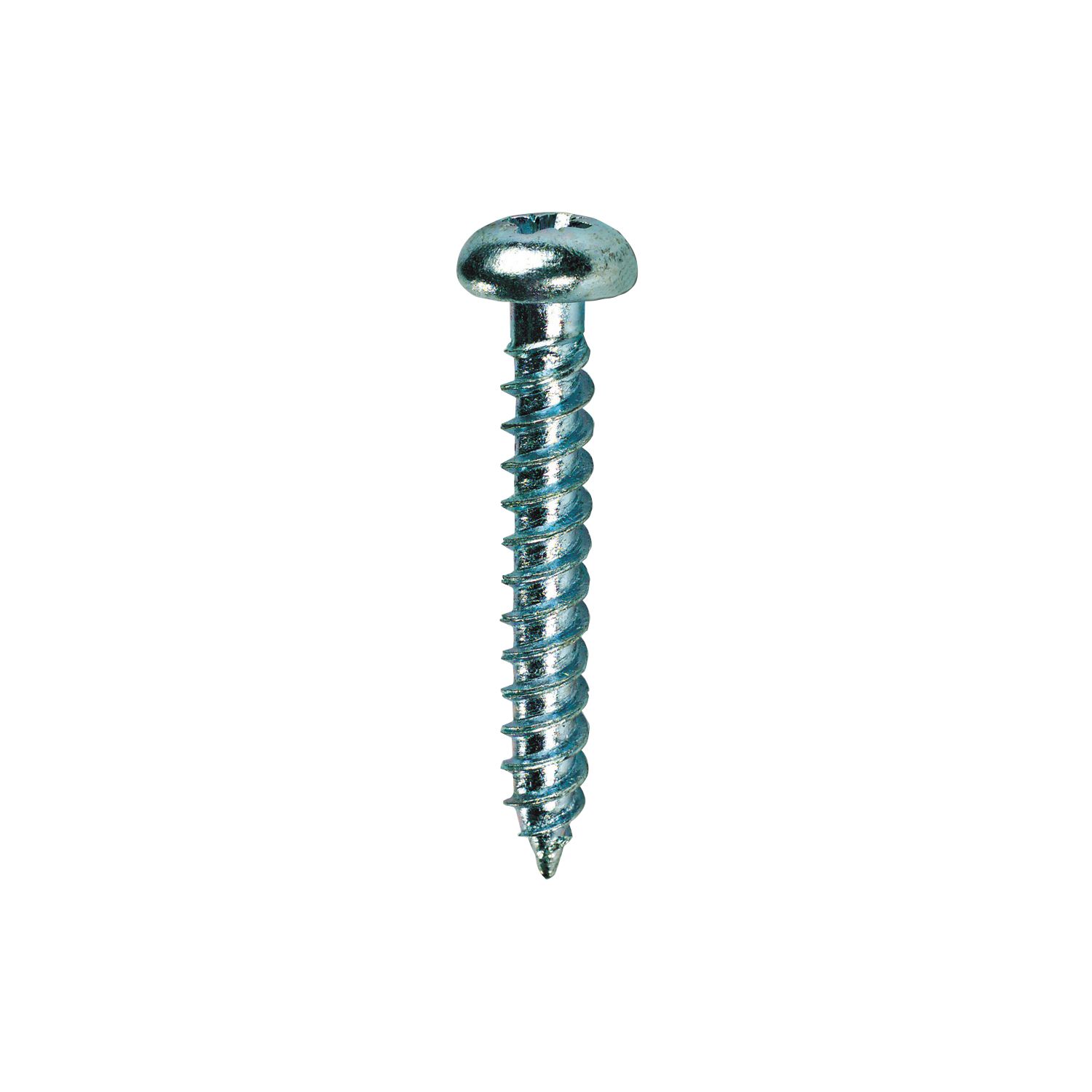 Quicksilver PZ Rounded Thread Cutting Woodscrews 8ga x 1 1/2" 200 Pack (19936)